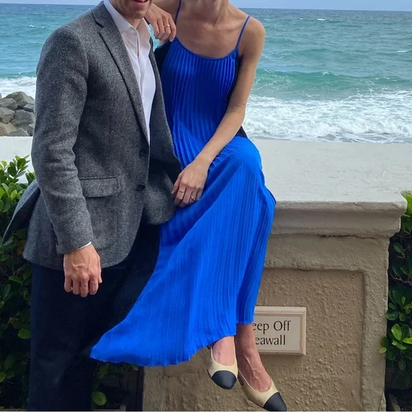 Banana Republic Pleated Dress - Picture 2 of 3